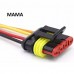 Роз'єм AMP Superseal 1.5 4 pin з проводами Роз'єм AMP Superseal 1.5 4 pin з проводами